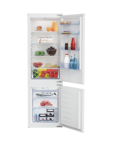 Beko BCHA275K4SN réfrigérateur-congélateur Intégré (placement) 255 L E Blanc