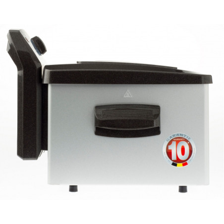 Fritel Turbo SF 4551 Enkel 5 l Vrijstaand Heteluchtfriteuse Zwart, Grijs, Zilver