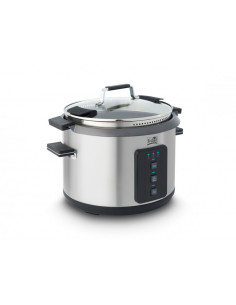 Fritel RC 1377 cuiseur à riz 6 L 1100 W Noir, Acier inoxydable