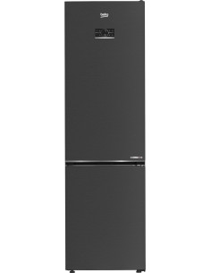 Beko B5RCNE406LXBRW koel-vriescombinatie Vrijstaand 355 l C Zwart, Roestvrijstaal