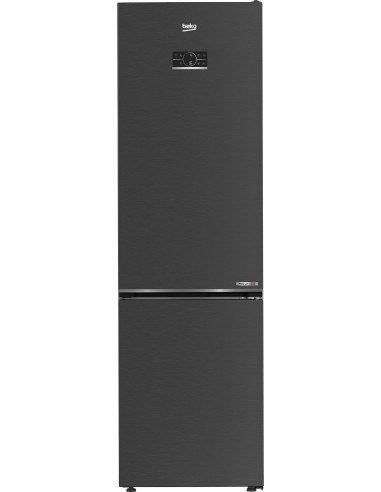 Beko B5RCNE406LXBRW réfrigérateur-congélateur Autoportante 355 L C Noir, Acier inoxydable