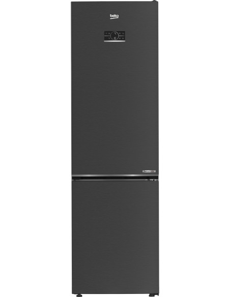 Beko B5RCNE406LXBRW réfrigérateur-congélateur Autoportante 355 L C Noir, Acier inoxydable