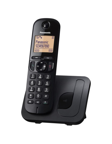 Panasonic KX-TGC210 Téléphone DECT Identification de l'appelant Noir