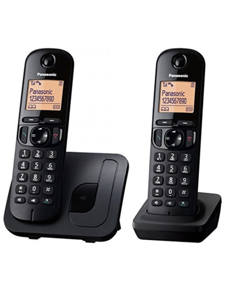 Panasonic KX-TGC212 DECT-telefoon Nummerherkenning Zwart