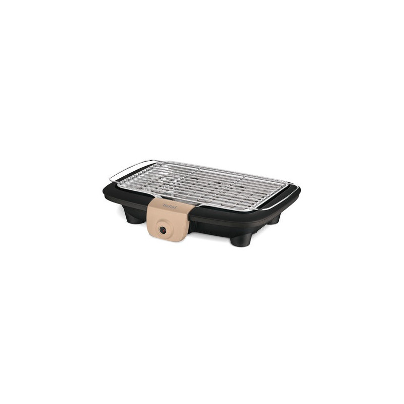 Tefal EasyGrill BG90C8 Barbecue Dessus de table Electrique Noir, Taupe 2300 W