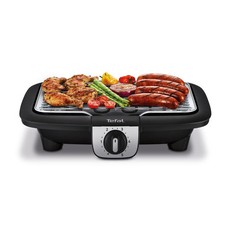 Tefal EasyGrill BG930812 barbecue et grill Dessus de table Electrique Noir, Gris 2100 W