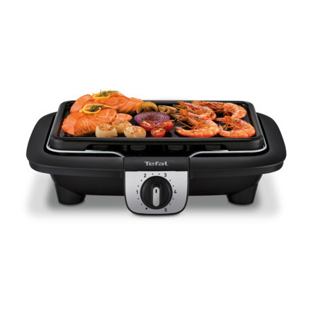 Tefal EasyGrill BG930812 barbecue et grill Dessus de table Electrique Noir, Gris 2100 W
