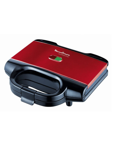 Moulinex SM180811 gaufrier et appareil à croque-monsieur 650 W Noir, Rouge