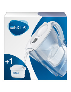 Brita Marella Waterfilter in kan 2,4 l Transparant, Wit