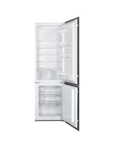 Smeg C4172F réfrigérateur-congélateur Intégré (placement) 268 L F Blanc