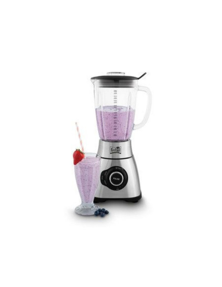 Fritel BL3890 1,8 l Blender voor op aanrecht 1800 W Zwart, Roestvrijstaal
