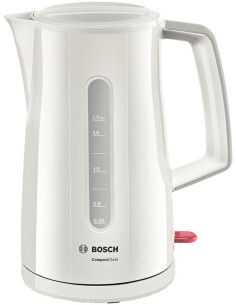 Bosch TWK3A011 waterkoker 1,7 l 2400 W Grijs