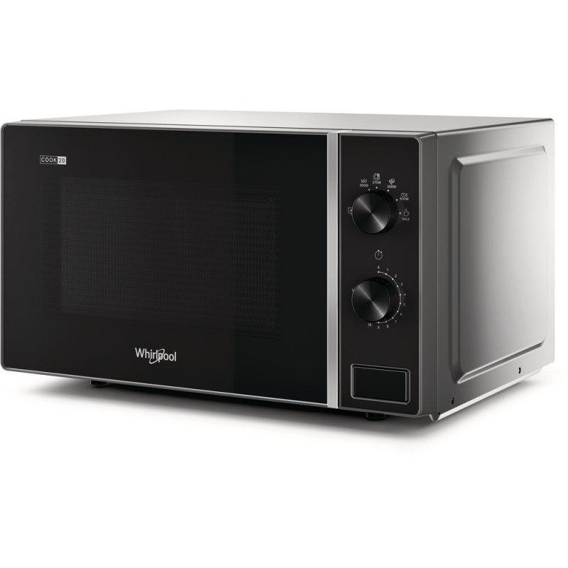 Whirlpool MWP 101 SB micro-onde Comptoir Micro-ondes uniquement 20 L 700 W Noir, Argent