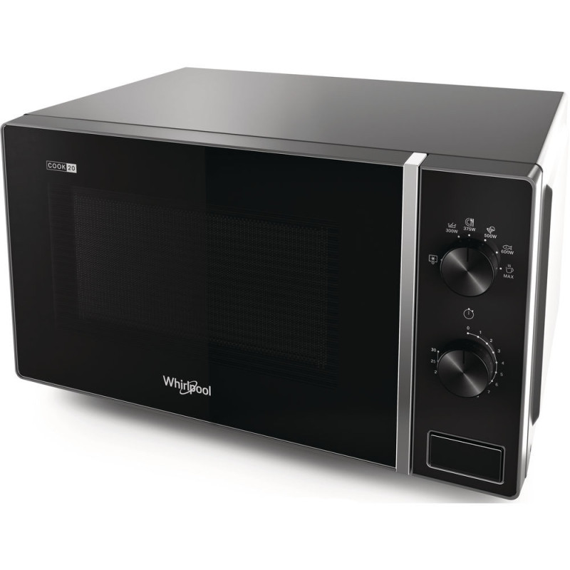 Whirlpool MWP 101 SB micro-onde Comptoir Micro-ondes uniquement 20 L 700 W Noir, Argent