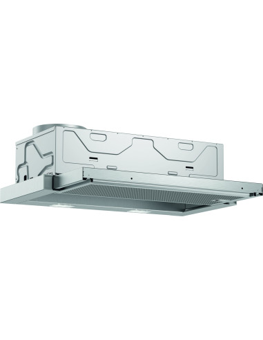 Bosch Serie 2 DFL063W56 hotte Semi-intégrée (semi-encastrée) Métallique 328 m³ h C