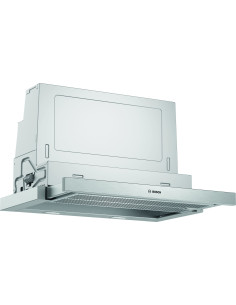 Bosch Serie 4 DFS067A51 afzuigkap Semi-inbouw (uittrekbaar) Metallic, Zilver 727,7 m³ uur A