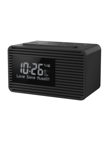 Panasonic RC-D8EG-K radio Klok Zwart