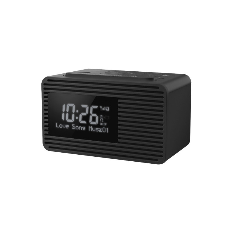 Panasonic RC-D8EG-K radio Klok Zwart