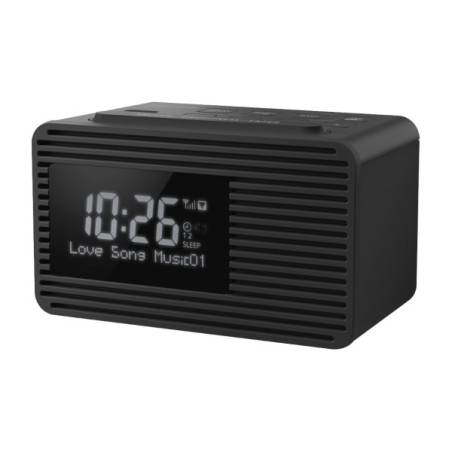 Panasonic RC-D8EG-K radio Klok Zwart