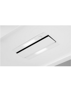 NOVY 874 hotte Intégré au plafond Transparent, Blanc 470 m³ h