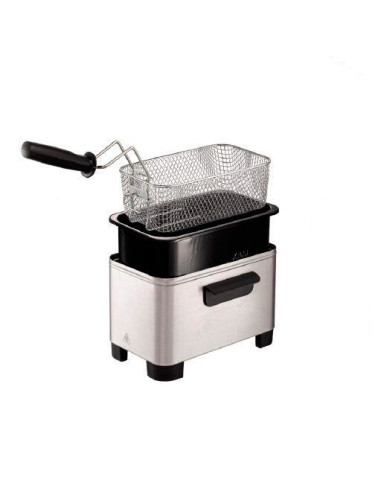 Tefal Easy Pro FR331 Enkel Vrijstaand Frituurpan Zwart, Roestvrijstaal