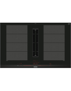 Siemens iQ700 EX875LX67E kookplaat Zwart, Roestvrijstaal Ingebouwd 80 cm Inductiekookplaat zones 4 zone(s)