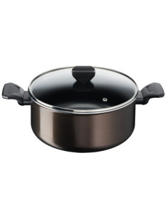 Tefal Easy Cook & Clean B5544602 casserole à sauce Rond Noir, Marron