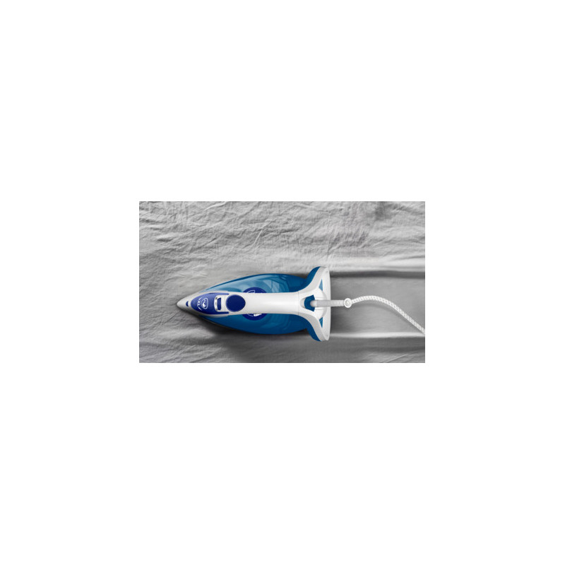 Calor FV5751C0 strijkijzer Droog- & stoomstrijkijzer Durilium Airglide soleplate 2700 W Blauw, Wit