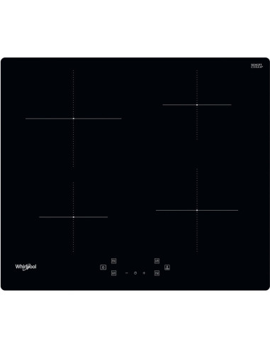 Whirlpool WS Q4860 NE plaque Noir Intégré (placement) 60 cm Plaque avec zone à induction 4 zone(s)