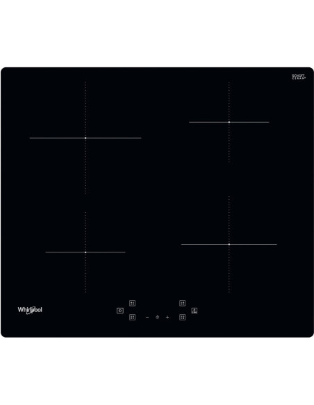 Whirlpool WS Q4860 NE plaque Noir Intégré (placement) 60 cm Plaque avec zone à induction 4 zone(s)