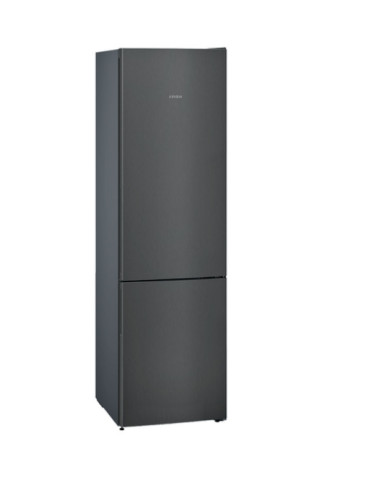 Siemens iQ500 KG39E8XBA réfrigérateur-congélateur Autoportante 343 L B Noir, Acier inoxydable