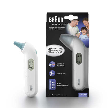 Braun ThermoScan 3 Contact Wit Oor
