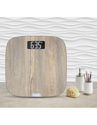 Tefal Origin PP1600V0 balance Ovale Bois Pèse-personne électronique