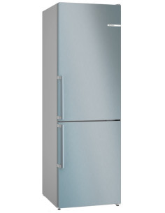 Bosch Serie 4 KGN36VLDT réfrigérateur-congélateur Autoportante 321 L D Acier inoxydable