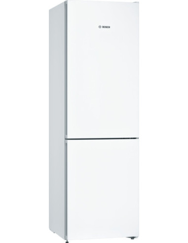 Bosch Serie 4 KGN36VWED réfrigérateur-congélateur Autoportante 326 L E Blanc