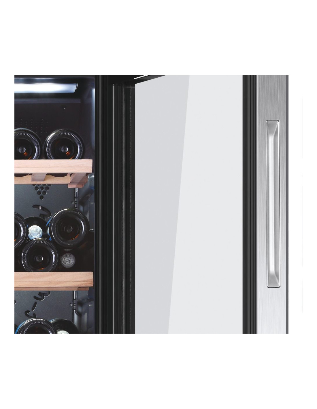 Haier Wine Bank 60 Serie 7 HWS247FDU1 Refroidisseur de vin compresseur  Autoportante Noir 247 bouteille(s)