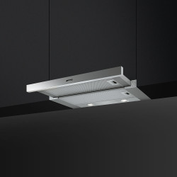 Smeg KSET666XE afzuigkap Semi-inbouw (uittrekbaar) Zilver 647 m³ uur A 2