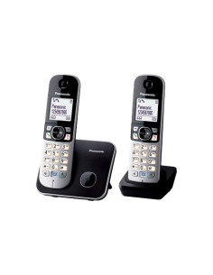 Panasonic KX-TG6812 Téléphone DECT Identification de l'appelant Noir