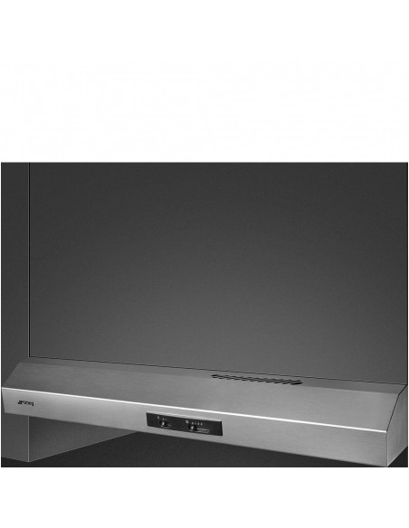 Smeg KTE90EX afzuigkap Inbouw Roestvrijstaal 272 m³ uur D