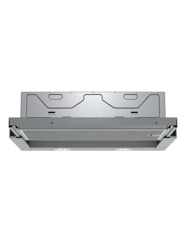 Siemens iQ100 LI64LA521 afzuigkap Semi-inbouw (uittrekbaar) Metallic, Zilver 389 m³ uur B