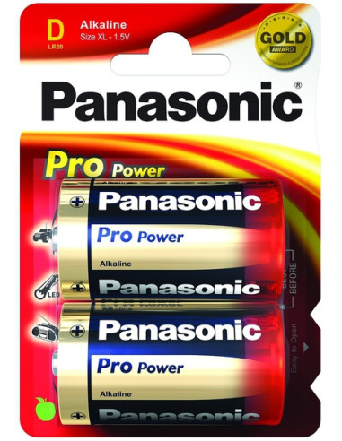 Panasonic 1x2 LR20PPG Batterie à usage unique Alcaline