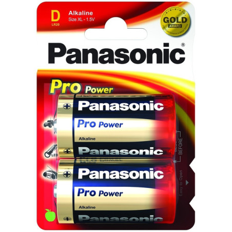Panasonic 1x2 LR20PPG Wegwerpbatterij Alkaline