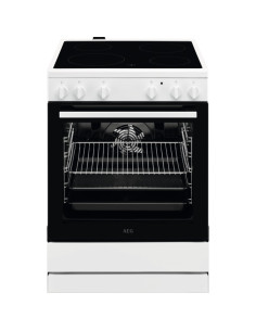 AEG CCB6200ABW Cuisinière Céramique Blanc A