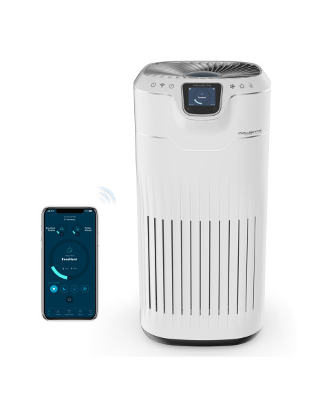 Rowenta Pure Home PU8080F0 purificateur d'air 200 m² 64 dB 60 W Blanc, Bleu