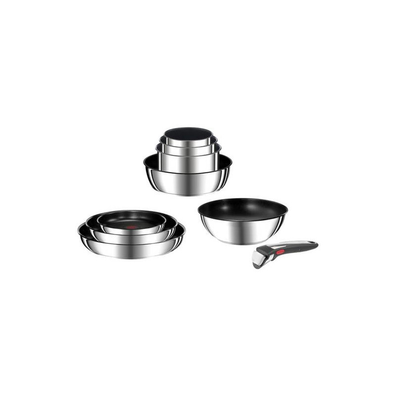 Tefal L9739102 steelpan Rond Roestvrijstaal
