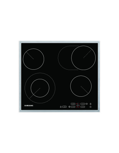 Samsung NZ64F5RD9AB Noir Intégré (placement) Plaque avec zone à induction 4 zone(s)