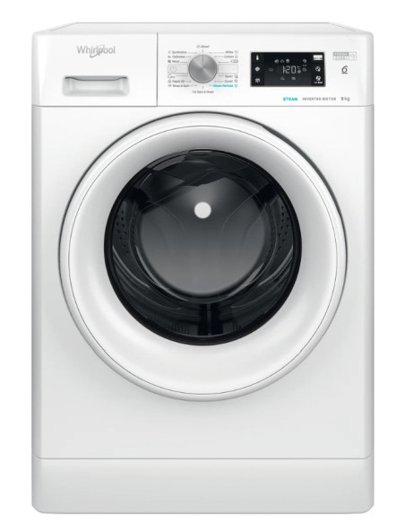 Whirlpool FFB9469WVEE machine à laver Charge avant 9 kg 1400 tr min A Blanc