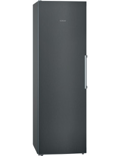 Siemens iQ300 KS36VVXDP réfrigérateur Autoportante 346 L D Noir, Acier inoxydable