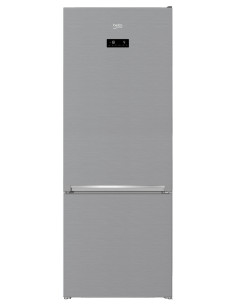 Beko RCNE560E40ZXBN koel-vriescombinatie Vrijstaand 560 l E Zilver