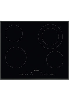 Smeg Universal SE364ETB kookplaat Zwart Ingebouwd 60 cm Keramisch 4 zone(s)